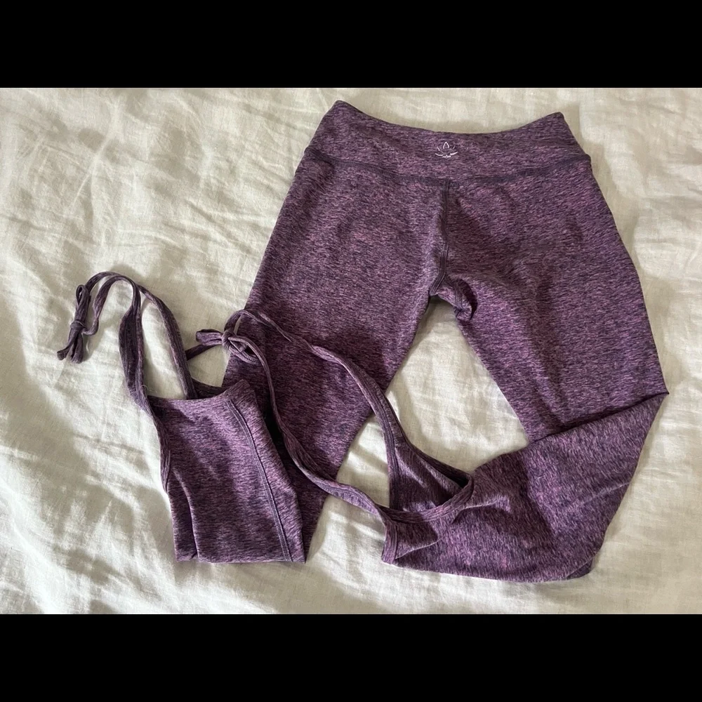 Beyond yoga Space Dye Wrap Tie Leggings